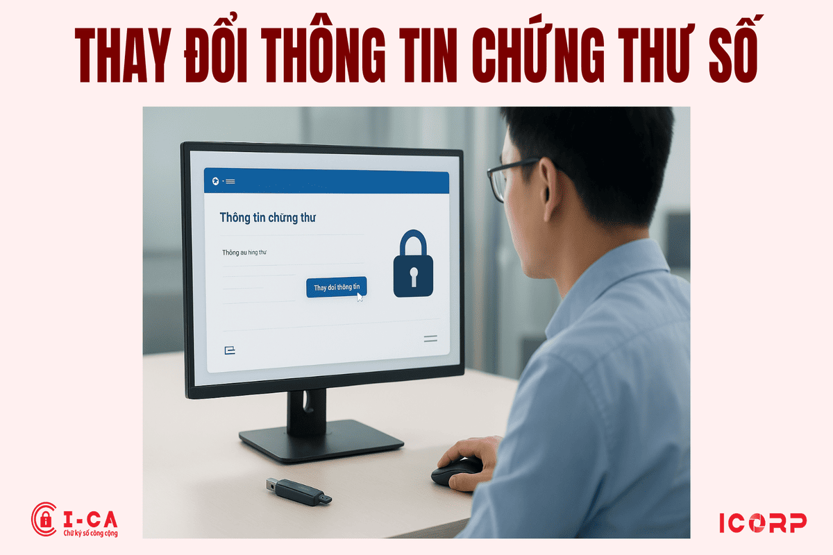 Thay đổi thông tin chứng thư số